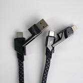 Arizone R19 4-in-1 Zinc Alloy Data Cable – 120W