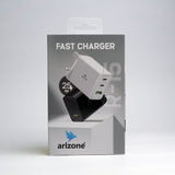 Arizone R-15 Fast Charger | 25W USB + Type-C Mobile Charger