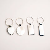 METAL BLANK KEYCHAINS ADVERTISING KEYRINGS FOR PROMOTIONAL GIFTS