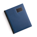 LEATHER NOTEBOOK WITH BACKUP CHARGER Q1 PRINTED WITH COMPANY LOGO