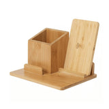 3 IN 1 FAST WIRELESS CHARGER WITH PHONE & PEN HOLDER