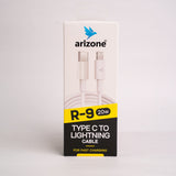 Arizone R-9 20W Type-C to Lightning Cable – Fast Charging & Data Transfer