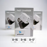 Arizone R-17 Super Fast Charger | 120W USB + Type-C Multi-Port Adaptor