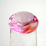 Pink Diamond Crystal Trophy