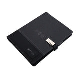 PORTABLE CUSTOM WIRELESS POWER BANK NOTEBOOK USB FLASH DRIVE AND LED LOGO