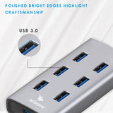 موزع USB T-3628 من Arizone® (موزع 7 منافذ) 1*USB 3.0/6*USB 2.0