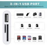 موزع USB Arizone® XL-5018 (مجموعة 3 منافذ) 1*USB 3.0/1*SD/1*TF