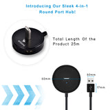 موزع USB من ARIZONE XL-6032 (موزع 4 منافذ) 1*USB 3.0/3*USB 2.0