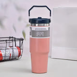 STAINLESS STEEL DOUBLE LAYER TRAVEL MUG