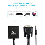 ARIZONE CONVERTER ADAPTER VGA TO HDTV
