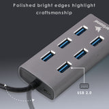 موزع USB Arizone® XL-6030 (موزع 7 منافذ) 1*USB 3.0/6*USB 2.0