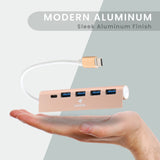 موزع USB T-3608 من Arizone® (موزع بخمسة منافذ) 1*USB 3.0/3*USB 2.0/1*USB-C