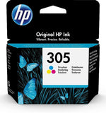 HP, 305 Tri-Color Original Ink Cartridge, 3YM60AE