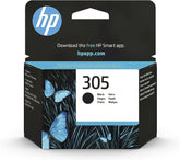 Hp - 305 3Ym61Ae خرطوشة حبر سائل, متناسبة مع Hp Deskjet 2300, 2700, Hp Deskjet Plus Series 4100, Hp Envy 6000 Series, Hp Deskjet Envy Pro 6400 Series, لون أسود