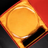 ROUND OPTIC CRYSTAL GLASS TROPHY