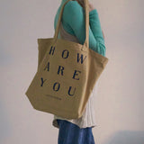 LETTER ANGLED ZIPPER BAG