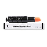 UP خرطوشة حبر متوافقة مع CEXV39/38/GPR43/NPG57 IR4025/4035 (BLACK)