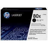 خرطوشة حبر HP 80X الأصلية عالية الإنتاجية باللون الأسود لطابعات LaserJet (CF280X)