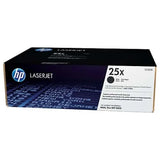 خرطوشة حبر HP 25X الأصلية عالية الإنتاجية باللون الأسود لطابعات LaserJet (CF325X)