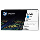 خرطوشة حبر HP 654A Cyan LaserJet الأصلية (CF331A)