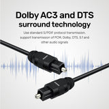 UP CABLE AUDIO OPTICAL 2M BLK