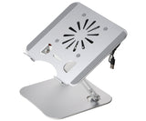 وسادة تبريد الكمبيوتر المحمول Arizone® NB68 v3.1، مبرد كمبيوتر محمول مزود بمروحة واحدة هادئة لألعاب مقاس 15.6-17 بوصة، حامل مروحة ثابت، 7 ارتفاعات قابلة للتعديل،