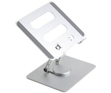 Arizone® Laptop Stand, Portable Adjustable Aluminium Laptop Riser Holder for Desk