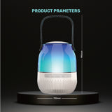 Arizone® LED Bluetooth Speaker Long Battery Life 360 Surround Sound and Colorful LED Light for Home and Outdoor