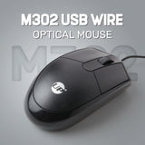 ماوس سلكي UP M302، أسود