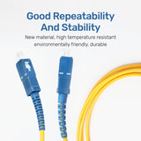 كابل الألياف الضوئية SC/SC من ARIZONE، سلك توصيل بصري UPC YLW، قطعة واحدة، كابل الألياف الضوئية، سلك توصيل بصري، أحادي الوضع، بسيط، 9/125