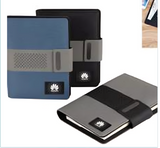 POWER BANK NOTEBOOK WITH SILICONE STRAP & LIGHTING LOGO