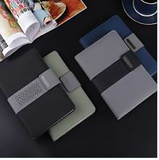 POWER BANK NOTEBOOK WITH SILICONE STRAP & LIGHTING LOGO