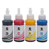 L380 Ink for Epson EcoTank T664 خرطوشة حبر إعادة تعبئة حبر الصبغ (4 Color - L380)