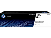 HP 106A خرطوشة حبر ليزر أصلية باللون الأسود W2072A