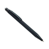 RUBBERIZED BLACK BALLPEN WITH RUBBER TIP