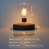 Levitating Bulb Lamp Creative Magnetic Floating LED Light Desk Lamp