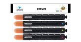 مجموعة خراطيش حبر Arizone المكونة من 4 قطع - مجموعة CEXV29 المكونة من 4 قطع مناسبة لطابعات Canon IR Advance C 5030 C5030i C5035 C5035i C5235 C5235A C5235i C5235 Series C5240 C5240A C5240i C5240 Series