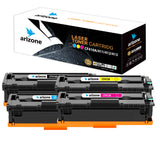 خرطوشة حبر بديلة من Arizone لطابعات HP 410A CF410A/CF411A/CF412A/CF413A (أسود، سماوي، أصفر، أرجواني، عبوة من 4 قطع)