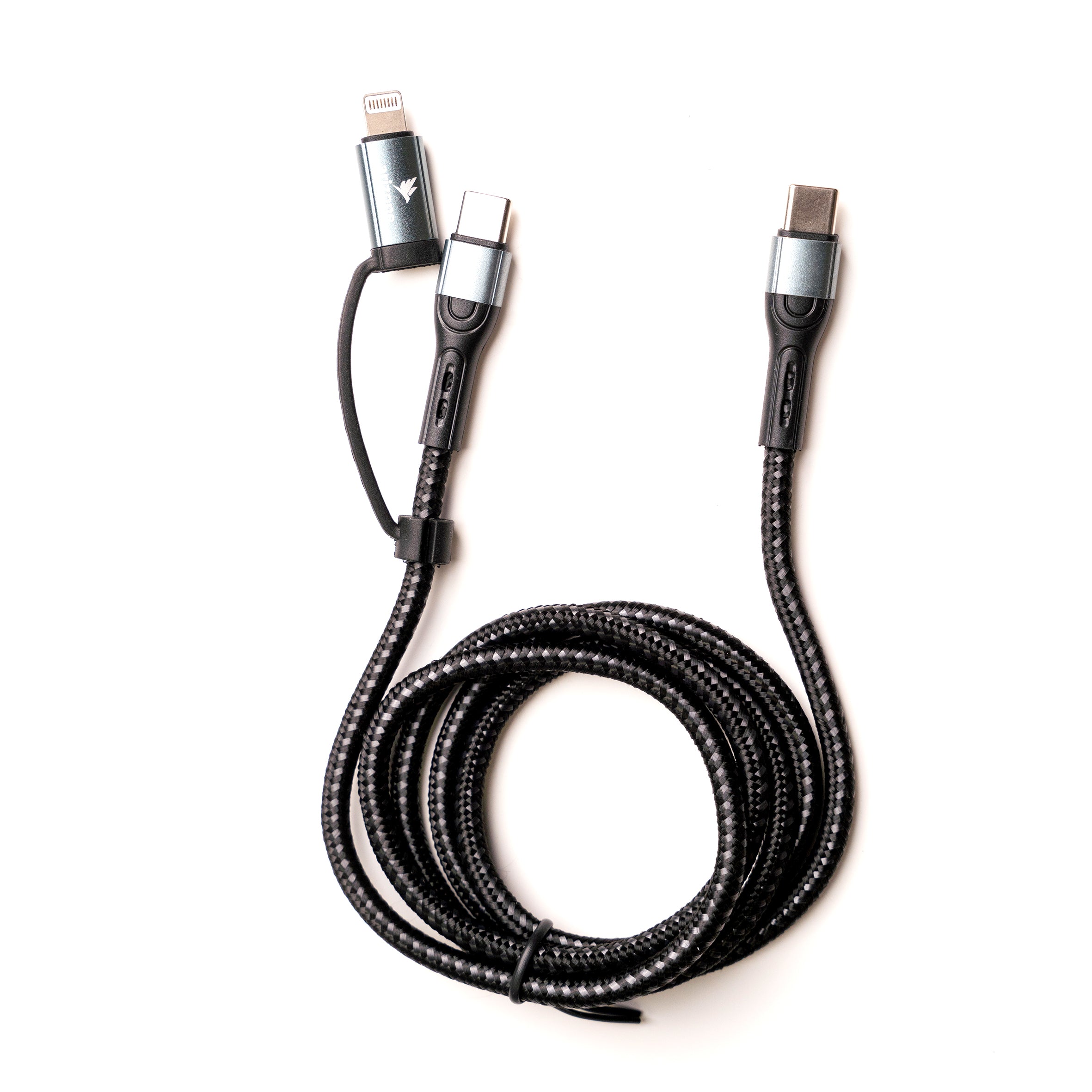 Arizone R-18 2-in-1 Charging Cable 1.2M | 100W Fast Charge | USB-C + USB-C/Lightning