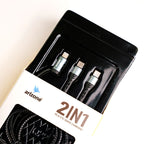 Arizone R-18 2-in-1 Charging Cable 1.2M | 100W Fast Charge | USB-C + USB-C/Lightning