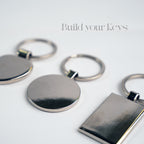METAL BLANK KEYCHAINS ADVERTISING KEYRINGS FOR PROMOTIONAL GIFTS