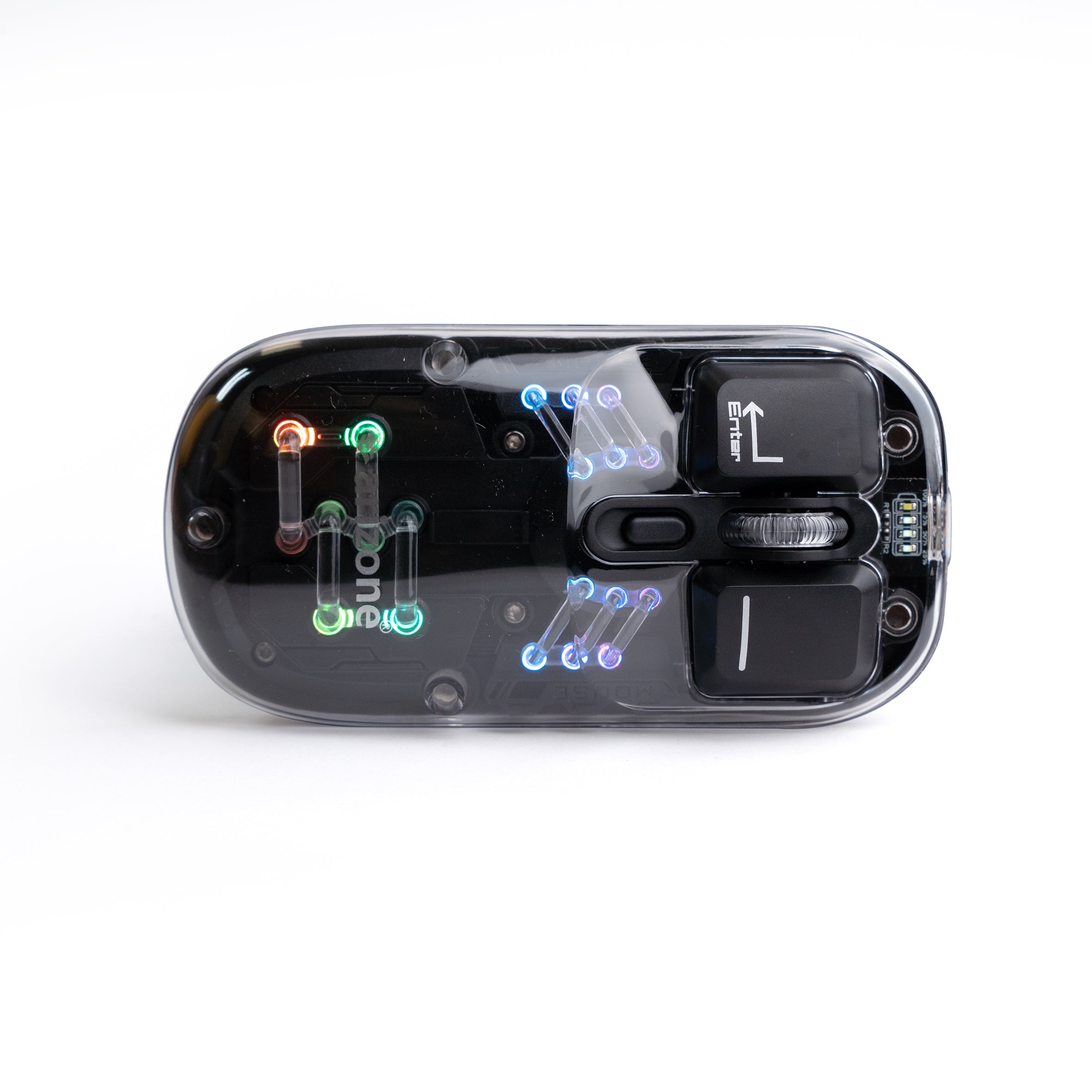 Arizone Dual Mode Wireless Mouse, Bluetooth 5.0 & USB Receiver, Adjustable DPI, Light Mode Switch, Type-C Rechargeable Mouse with Battery Indicator