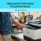 HP Color LaserJet Pro MFP 3303sdw - Print, Copy, Scan; Wireless, Two-sided printing, 250-sheet input tray; Print speed up to 25 ppm (black) and 25 ppm (color)
