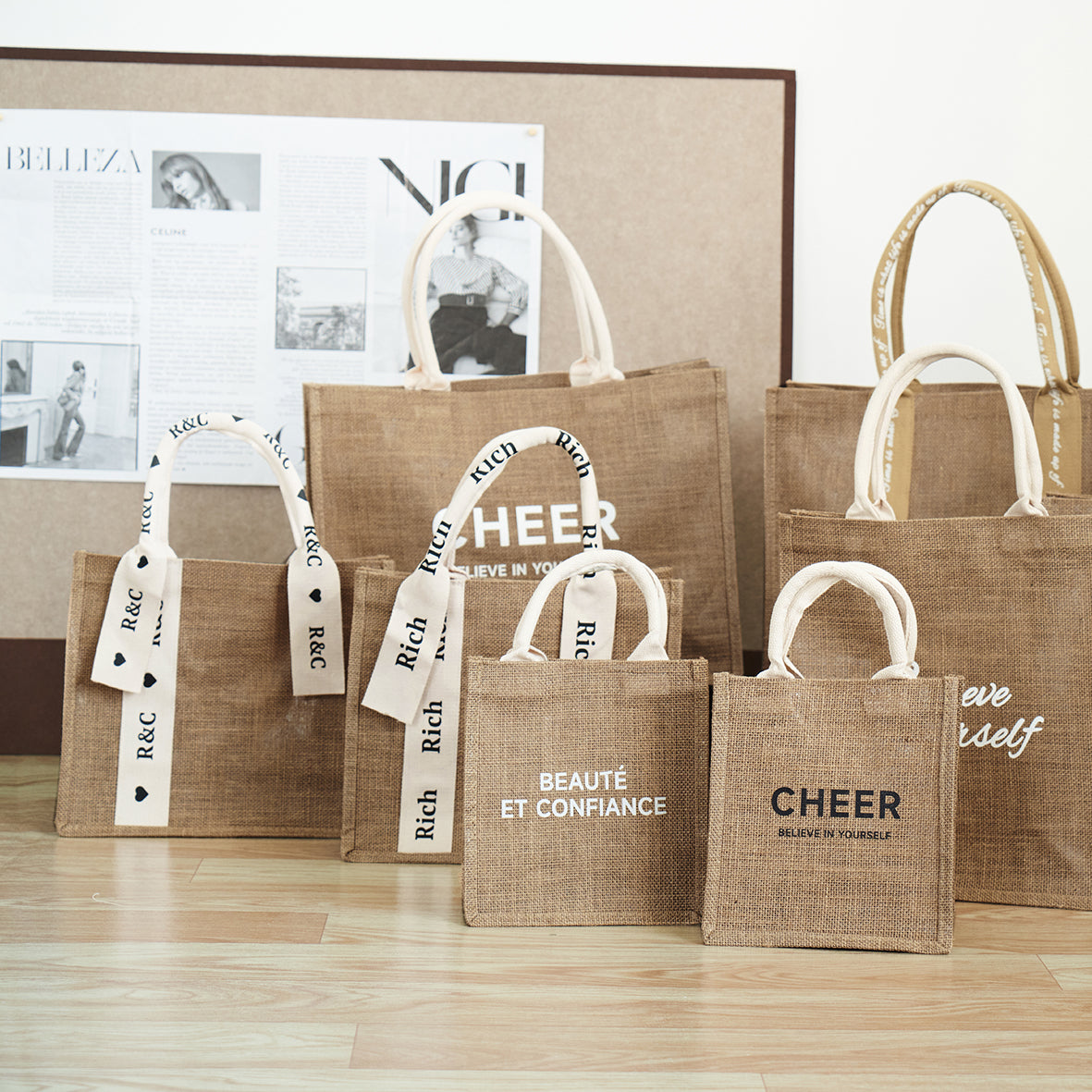 LINEN MEDIUM SIZE BAG Main image