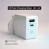 Arizone Charger Adaptor R-12 / R-13 USB + Type-C  | 25W & 45W Fast Charging