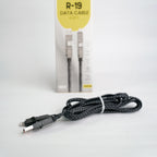 Arizone R-19 4-in-1 Charging Cable | 120W Fast Charge | Braided | USB-C & USB / USB-C & Lightning