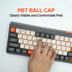 Arizone BK-036 Wireless Keyboard, Dual Mode Bluetooth 5.0 & 2.4GHz, Type-C Rechargeable Backlit Keyboard, Slim Design for Laptop, PC & Tablet – English/Arabic Layout