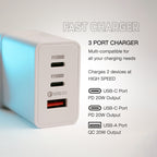 Arizone R-15 Fast Charger | 25W USB + Type-C Mobile Charger