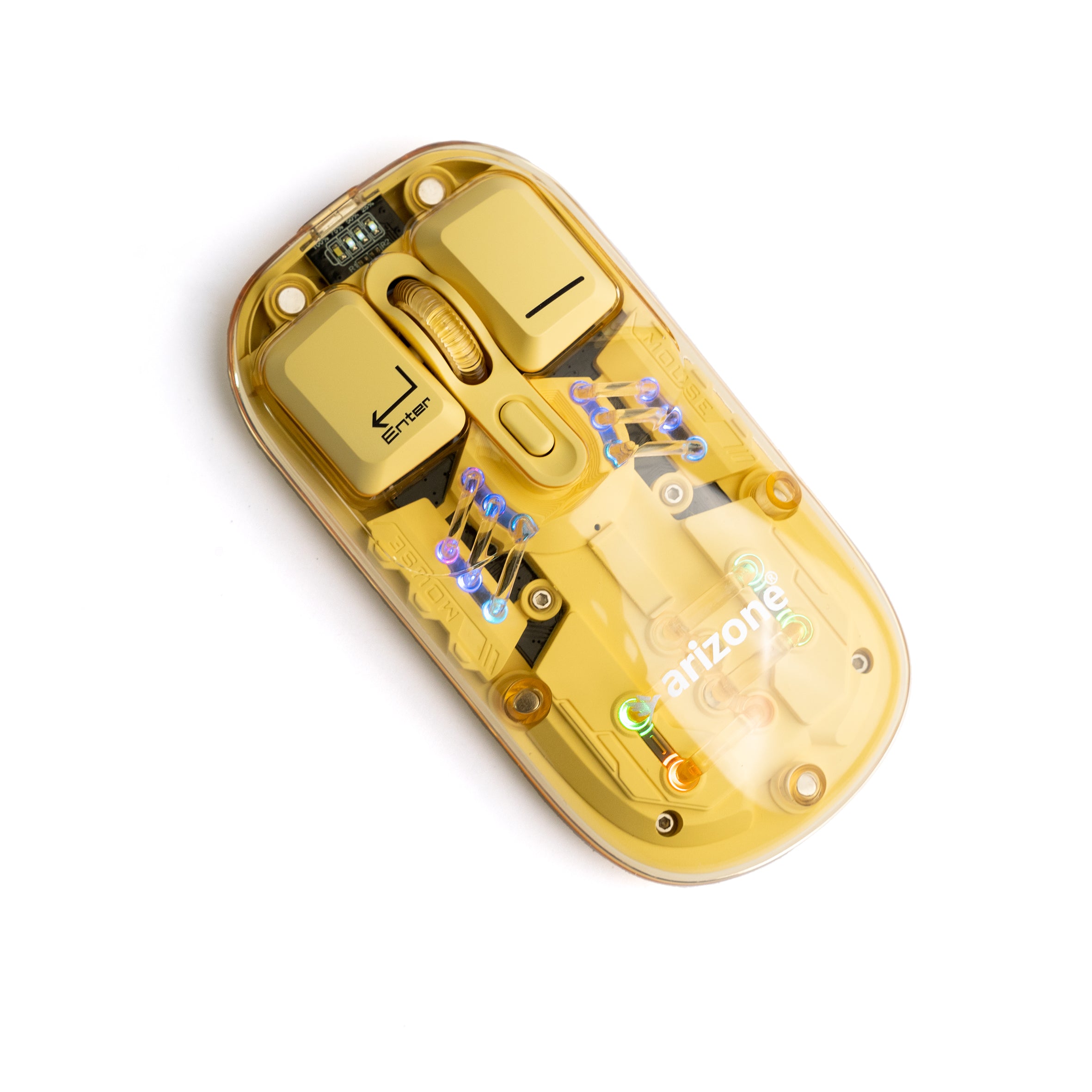 Arizone Dual Mode Wireless Mouse, Bluetooth 5.0 & USB Receiver, Adjustable DPI, Light Mode Switch, Type-C Rechargeable Mouse with Battery Indicator Main image