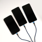 Arizone L8 Plus 3-in-1 Braided Charging Cable 1.2M | USB to C, Lightning & Micro | 5A